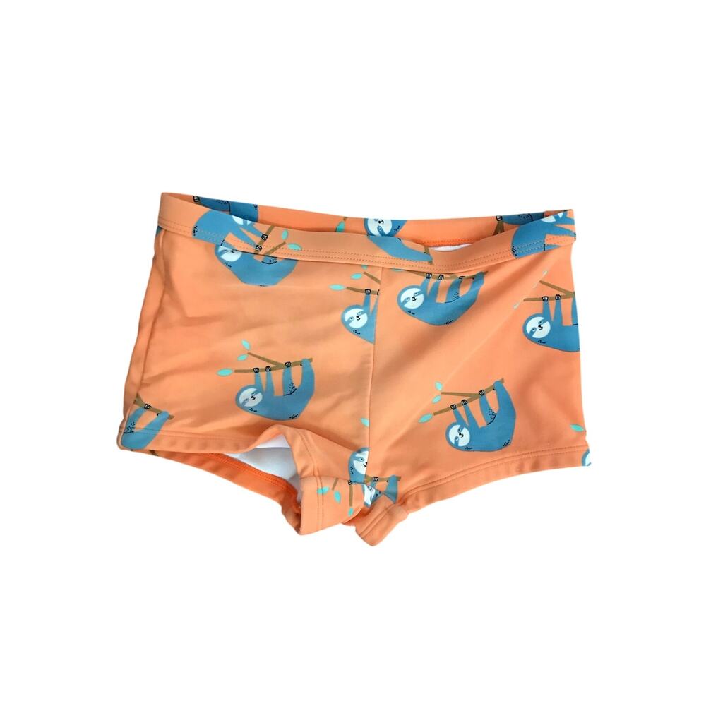 Hanna Andersson Euro Style Sloths Swim Trunks Size 5